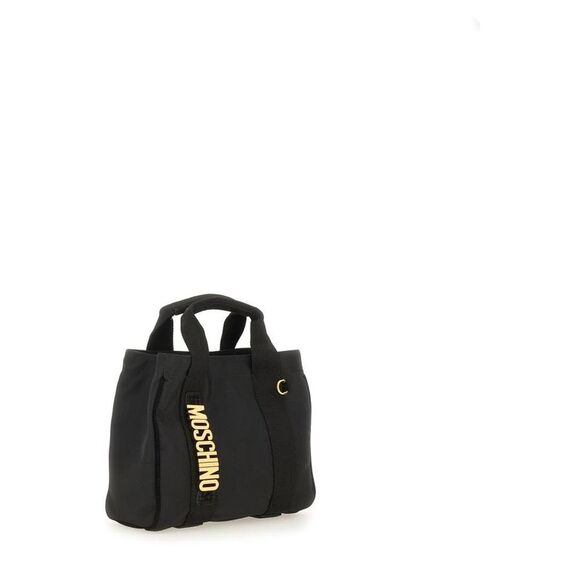 MOSCHINO COUTURE Fabric Tote Bag Women BLACK Handbags